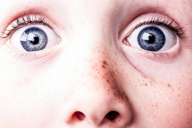 Ľudská tvár s modrými očami a pehami.jpg